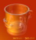 SMILE BECHER | Modeliert von Siebeneicher, von mir in Scene gesetzt und in Glas gerendert!